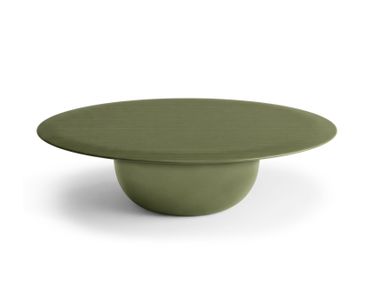 Round cement coffee table ALFARÈ Zanotta
