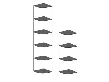 Open Corner metal bookcase EVELINE Zeus