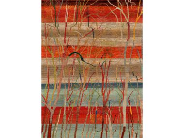 Handmade wool rug AUTUMN WOODLAND 5 Zollanvari