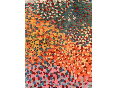 Rectangular wool rug ABSTRACT MOSAIC 1 Zollanvari