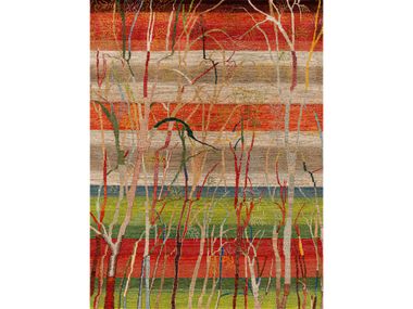 Handmade wool rug AUTUMN WOODLAND 4 Zollanvari