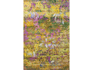 Blumen- rechteckiger Teppich aus Wolle CHINESE FLOWER POWER 2 Zollanvari