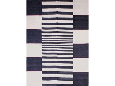 Tappeto rettangolare in lana DICHROMATIC 'OP ART' BANEH KELIM Zollanvari