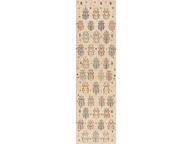 Rectangular patterned wool rug FLORAL PALMETTES GALORE 1 RUNNER Zollanvari