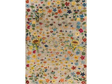 Rectangular wool rug with floral pattern GARDEN OF EDEN 15 Zollanvari