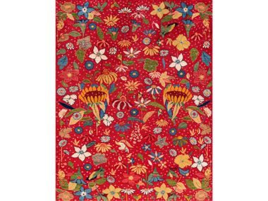 Rectangular wool rug with floral pattern GARDEN OF EDEN 32 Zollanvari