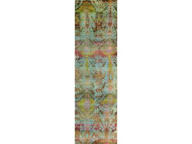 Rectangular wool rug IKAT RUNNER 2 Zollanvari