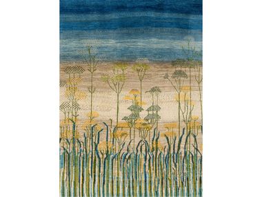 Rectangular wool rug with floral pattern WATERFRONT FLORA 1 Zollanvari