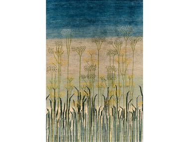 Rectangular wool rug with floral pattern WATERFRONT FLORA 2 Zollanvari
