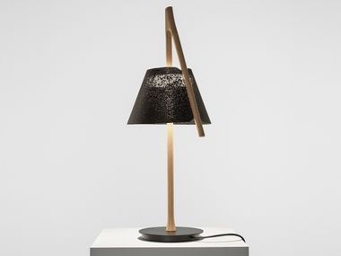 LED steel and wood table lamp CAMBO CM01 A-Emotional Light