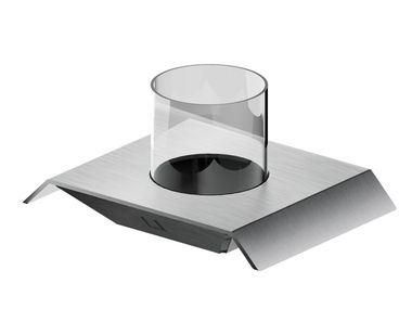ARFUKA Porta spazzolino da bagno in acciaio inossidabile Supporto per dentifricio Supporto per bicchieri da bagno Organizer da parete Piccolo contatore Accessori per stand Caddy per bagno Oro