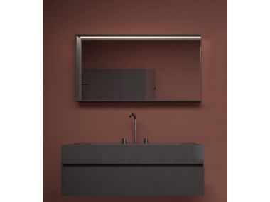Specchio con cornice in Corian® CORIAN FRAME - acquapazza - Edilportale