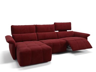 Fabric sofa with chaise longue ADRIA Sofanella
