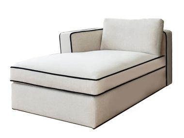 Fabric chaise longue ALEXANDER DOM Edizioni