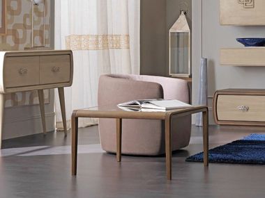 Wooden coffee table AMARCORD DAY Cantiero