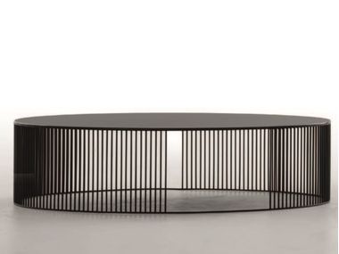 Mesa de centro de café oval de metal ANDRA Tonin Casa