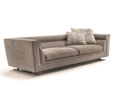 3 seater leather sofa ANSEL Longhi