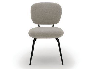 Sedia imbottita in tessuto MOMO arflex