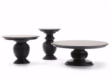 Mesa de centro redonda de madeira ARKEL OPERA CONTEMPORARY