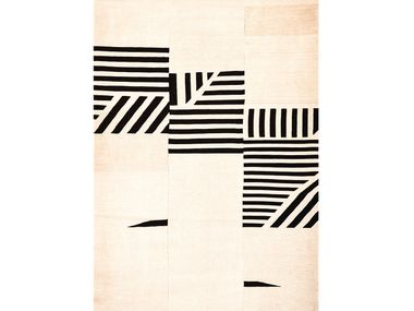 Tappeto rettangolare in lana ART DECO FOLIOLE Zollanvari