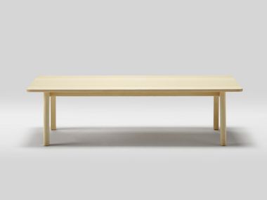 Low rectangular ash coffee table BRUNO 3547-22 Maruni
