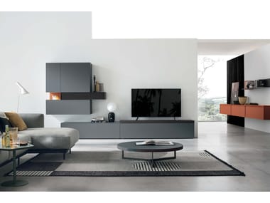 Parete attrezzata componibile ATLANTE UNIT AT134 Tomasella