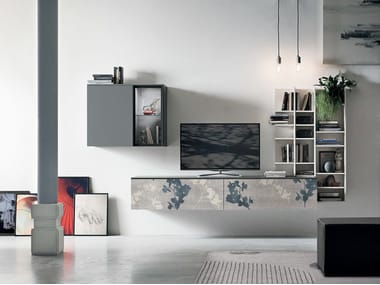 Parete attrezzata componibile ATLANTE UNIT AT139 Tomasella