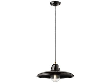 Ceramic pendant lamp B&W FERROLUCE