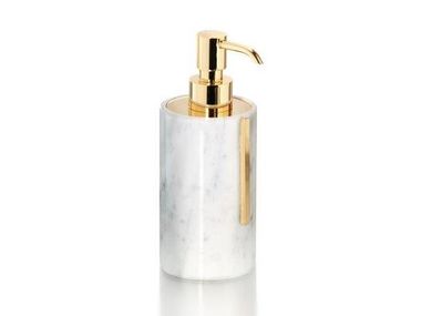 BA876 Carrara marble Bathroom soap dispenser By Il Paralume Marina