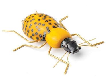 Ceramic decorative object BEETLE YELLOW Mambo Unlimited Ideas