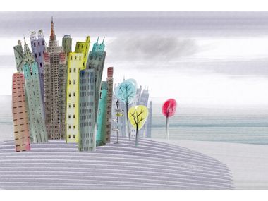 BEYOND THE CITY Wallpaper By GLAMORA | design Manuela Triboli