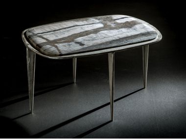 Rectangular natural stone coffee table BIG BANG Henge
