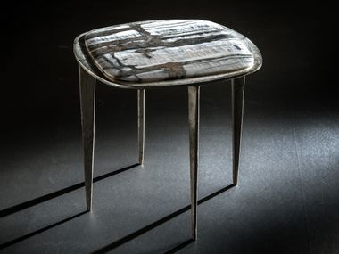 Square natural stone coffee table BIG BANG Henge