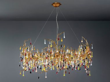 Luminária pendente halogénio de bronze BIJOUT CRAB KING Serip