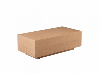 Rectangular oak central coffee table GOBA M blomus