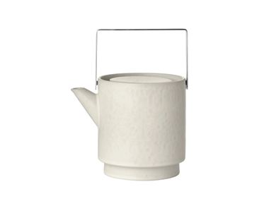 Porcelain stoneware teapot MAKOTO blomus