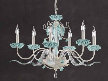 Crystal chandelier with Swarovski® Crystals BORA L6 Euroluce Lampadari