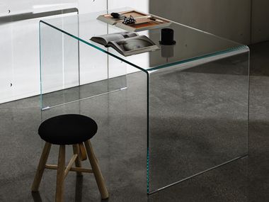 Rectangular glass table BRIDGE Sovet italia