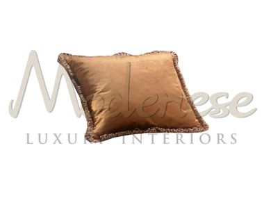 Quadratisches Kissen aus Stoff C10001FC Modenese Luxury Interiors