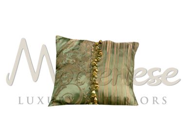 Quadratisches Kissen aus Stoff C10003FC EXCLUSIVE Modenese Luxury Interiors