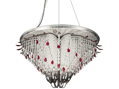 Lampada a sospensione in cristallo WATERFALL Mechini