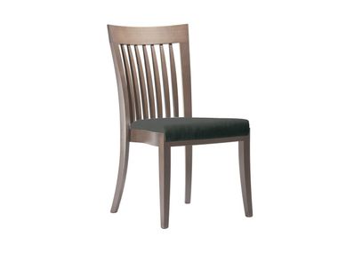 Stackable beech chair with padded seat MARTA SE03 New Life