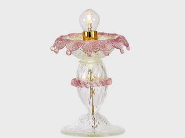Handmade Murano glass table lamp CA' REZZONICO Sogni Di Cristallo