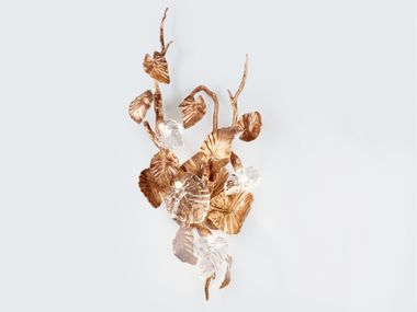 LED handmade bronze wall lamp CALATHEA MAKOYANA | Wall lamp Serip