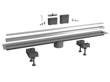 Bonomini, CANALISSIMA SCARICO LATERALE 6825AC100S Scarico per doccia in acciaio inox