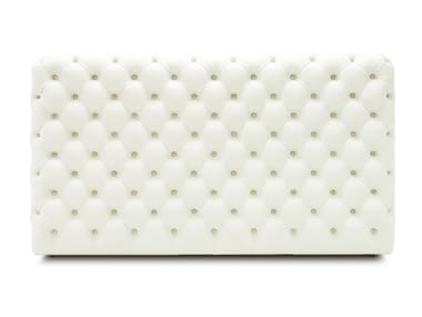 Cabecera capitoné tapizada de cuero CAPITON CONTEMPORAIN Crearte Collections