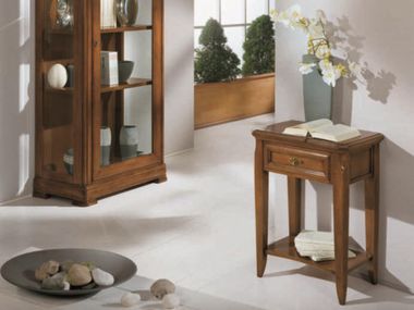 Solid wood coffee table with storage space CAPRI Arvestyle