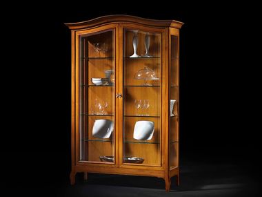Oak display cabinet CAPRICCI Prestige