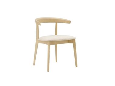 Wooden chair with integrated cushion CAROLA SI0906 Andreu World