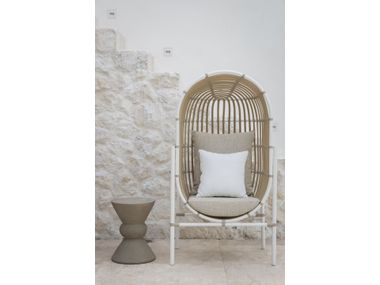 SPACE CUBISM Low fiber cement garden stool By CBdesign